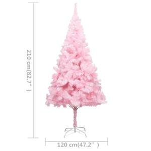 Sapin de noël artificiel Doré - Rose foncé - 120 x 210 x 120 cm