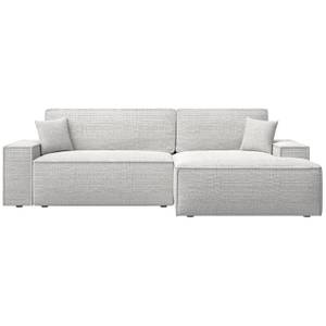 Ecksofa FARESE NEW Taupe - Ecke davorstehend rechts - Ottomane davorstehend rechts