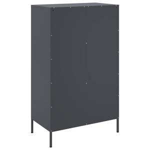 Highboard DE3852 Grau - Metall - 39 x 113 x 68 cm