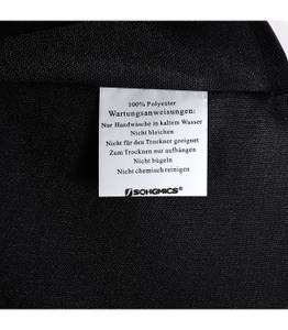 Wäschekorb Belleme III Eisen / Polyester - Grau