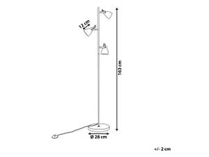 Stehlampen MISTAGO Grau - Metall - 28 x 163 x 28 cm