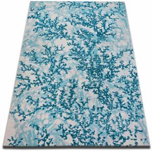 Teppich Acryl Beyazit 1813 Blue Blau - Kunststoff - Textil - 80 x 1 x 150 cm