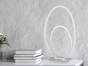 LED-Tischleuchte Nia Acryl / Aluminium - 1-flammig - Weiß