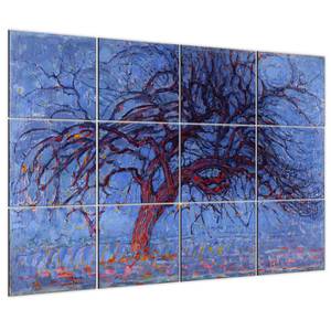 Wandbild Der rote Baum (Abend) 200 x 150 cm