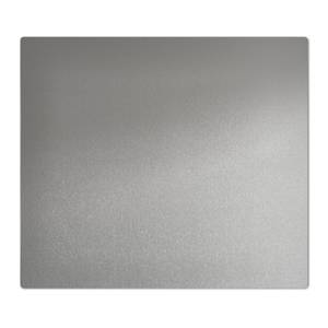Herdblende/Spritzschutz, Edelstahl Silber - Metall - 49 x 1 x 56 cm