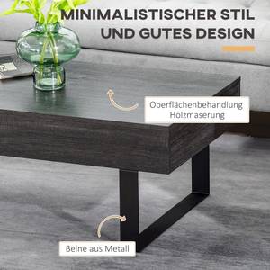 Couchtisch Kaffeetisch  839-084 Grau - Holzwerkstoff - 60 x 40 x 110 cm