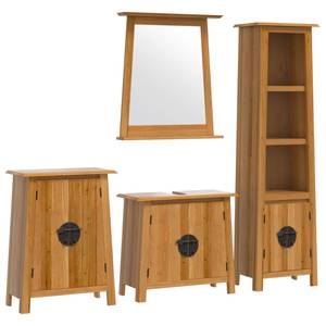 Badmöbel Set 3223464 (4-teilig) Braun - Massivholz - Holzart/Dekor - 70 x 63 x 32 cm