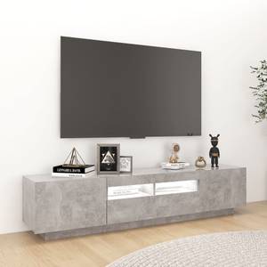 TV-Schrank mit LED-Leuchten D712 Steingrau