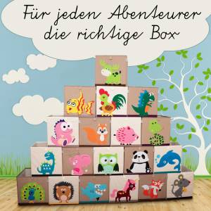 Lifeney Aufbewahrungsbox Eichhörnchen Kunststoff - 33 x 33 x 3 cm