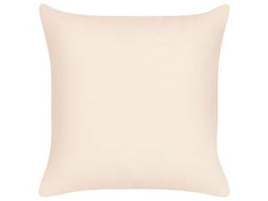 Coussin décoratif RATIBIDA Gris - Rose foncé - Fibres naturelles - 45 x 14 x 45 cm