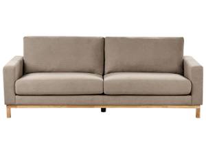 3-Sitzer Sofa SIGGARD Beige - Eiche Hell - Taupe