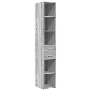 Highboard DE8093 Grau - Holzwerkstoff - 43 x 185 x 30 cm