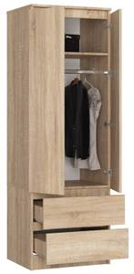 Kleiderschrank S60 2T 2S CLP Eiche Sonoma Dekor