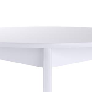 Orion 89 cm runder Esstisch aus Holz Weiß