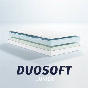 Matelas Duosoft Blanc - Fibres naturelles - 90 x 13 x 200 cm