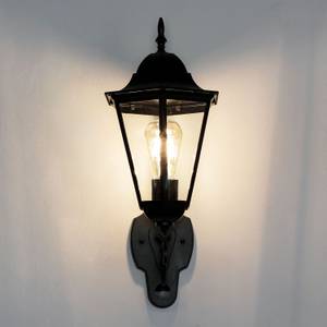 Lampe murale d'extérieur BRISTOL Noir - Verre - Métal - 20 x 50 x 28 cm