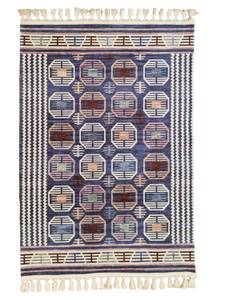 Teppich BERBERE CHAOUEN Blau - Textil - 200 x 6 x 300 cm