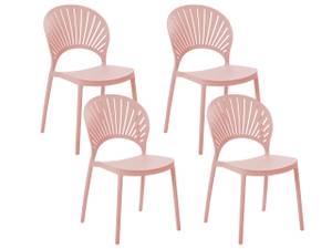 Esszimmerstuhl OSTIA 4er Set Pink