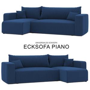 Ecksofa Piano Blau