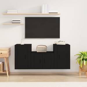 TV-Schrank 3er Set D243 Schwarz