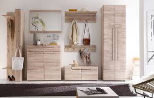 Wandgarderobe Margit Braun - Holz teilmassiv - 88 x 29 x 27 cm