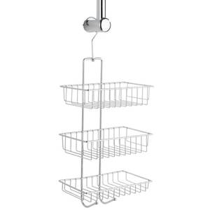 Duschcaddy Nivala Silber - Metall - 22 x 50 x 14 cm