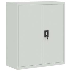 Aktenschrank 299865-1 Hellgrau - Höhe: 105 cm