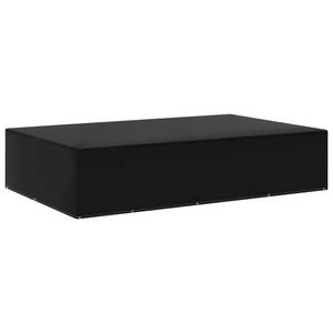 Housse de mobilier de jardin (lot de 2) Noir - Métal - Matière plastique - 205 x 70 x 325 cm