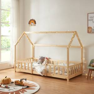 Lit enfant Sisimiut Pin 200 x 90 cm Beige - 206 x 140 x 96 cm