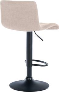 Tabouret de bar Branford Lot de 2 Crème - Textile