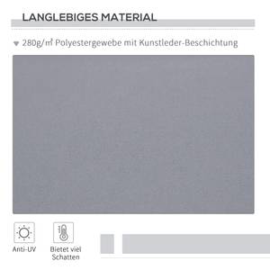 Markise 840-148 Grau - Kunststoff - 300 x 1 x 450 cm