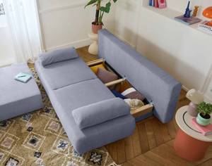 3-Sitzer Sofa CRISTAL Blaugrau