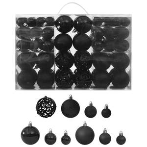 Weihnachtskugel (100er Set) 295555 Schwarz