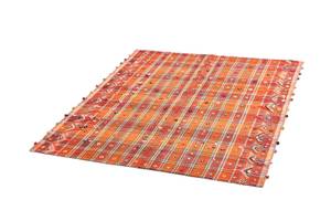 Teppich Jajim CCLII Orange - Textil - 146 x 1 x 172 cm