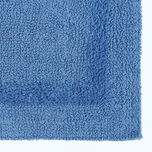 Badematte aus 100% Baumwolle Blau - 50 x 50 cm