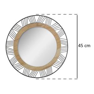 Spiegel rund Holzwerkstoff