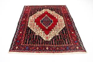 Senneh - 158x126cm Rot - Naturfaser - 126 x 1 x 158 cm