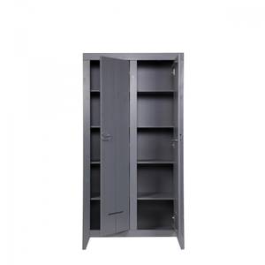 Armoire Til Pin massif - Gris foncé