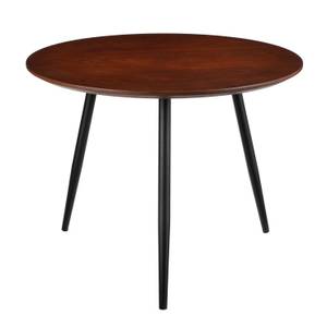 Table basse Noir - Bois massif - 60 x 45 x 60 cm