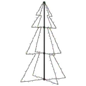 Arbre de noël cône 3009952 Multicolore - 78 x 120 x 78 cm