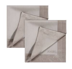 JOOP! SIGNATURE Servietten-Set Braun - Textil - 50 x 1 x 50 cm