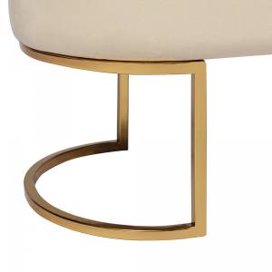 Tabouret ZALI Blanc crème