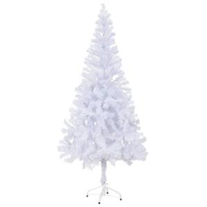 Weihnachtsbaum Weiß - Metall - Kunststoff - 90 x 180 x 90 cm