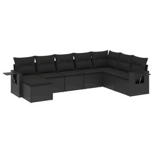 Gartensitzgruppe K5868(8-tlg) Schwarz - Massivholz - 69 x 62 x 55 cm