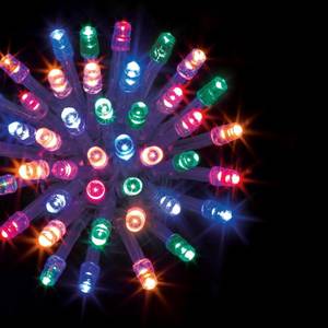 Dekorative 200 LED Weihnachtsbeleuchtung Kunststoff - 1 x 3 x 2000 cm
