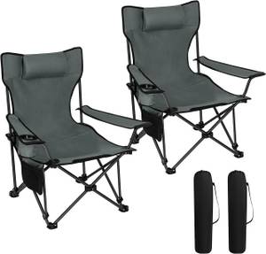 Campingstuhl Ivy（2er set） Grau