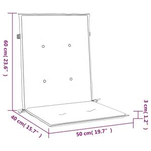 Gartenstuhlauflagen (2er Set) 3005564-1 50 x 100 cm