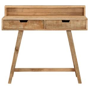 Schreibtisch Braun - Massivholz - Holzart/Dekor - 100 x 90 x 100 cm