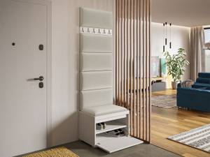 Garderobe Grawis 60 IV Beige - Weiß