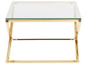 Couchtisch RINGGOLD Gold - Metall - 70 x 45 x 70 cm